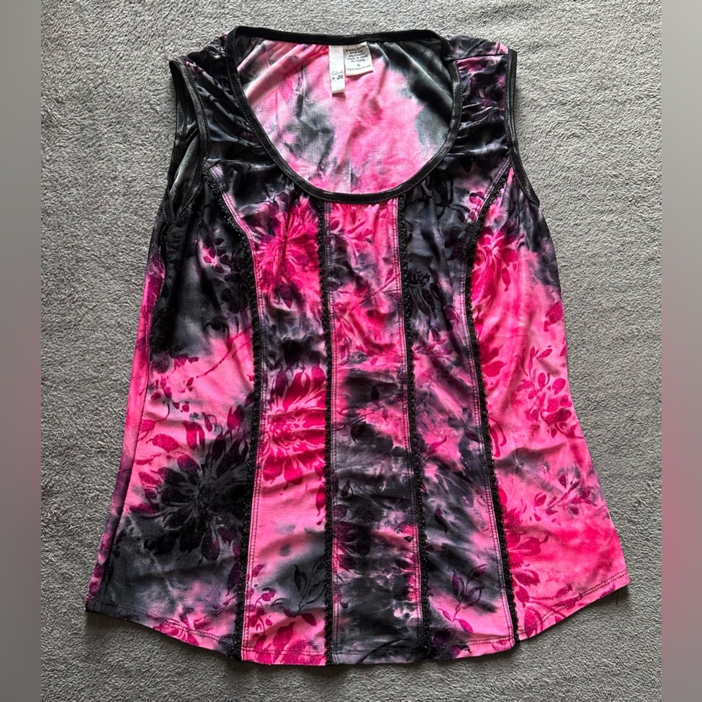 Sexy Lace and Velvet Tank Top